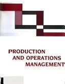 Tapa de Production and operations management