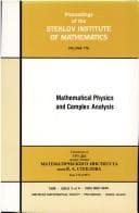 Tapa de Mathematical physics and complex analysis