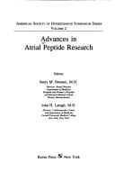 Tapa de Advances in atrial peptide research