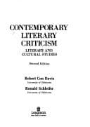 Tapa de Contemporary literary criticism
