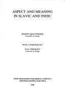 Tapa de Aspect and meaning in Slavic and Indic