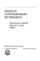 Tapa de Issues in contemporary retirement
