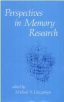 Tapa de Perspectives in memory research
