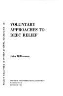 Tapa de Voluntary approaches to debt relief