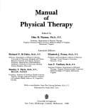 Tapa de Manual of physical therapy