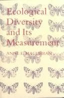 Tapa de Ecological diversity and its measurement