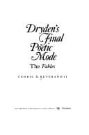 Tapa de Dryden's final poetic mode