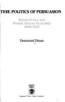 Tapa de The politics of persuasion