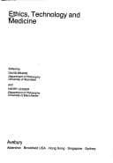 Tapa de Ethics, technology, and medicine