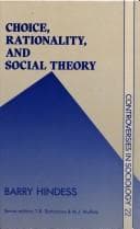 Tapa de Choice, rationality, and social theory