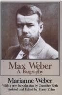 Tapa de Max Weber