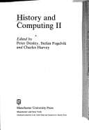 Tapa de History and computing