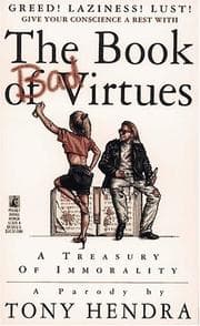 Tapa de The book of bad virtues