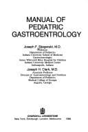 Tapa de Manual of pediatric gastroent[e]rology