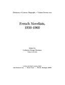 Tapa de French novelists, 1930-1960