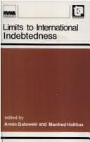 Tapa de Limits to international indebtedness