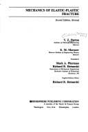 Tapa de Mechanics of elastic-plastic fracture