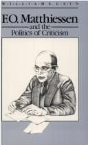 Tapa de F.O. Matthiessen and the politics of criticism