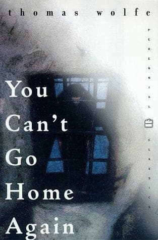 Tapa de You can't go home again