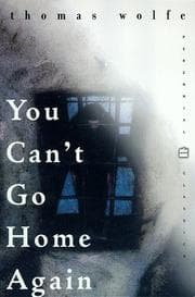 Tapa de You can't go home again