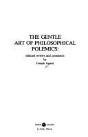 Tapa de The gentle art of philosophical polemics