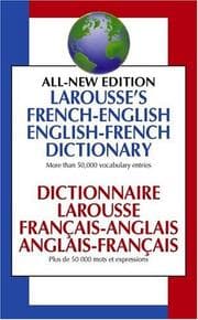 Tapa de Larousse's French-English, English-French dictionary =