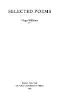 Tapa de Selected poems