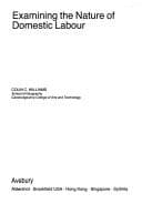 Tapa de Examining the nature of domestic labour