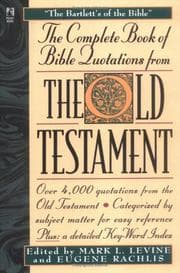 Tapa de The complete book of Bible quotations from the Old Testament