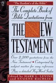 Tapa de The complete book of Bible quotations from the New Testament