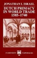 Tapa de Dutch primacy in world trade, 1585-1740
