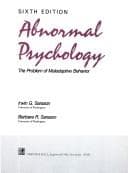 Tapa de Abnormal psychology