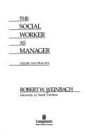 Tapa de The social worker as manager