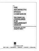 Tapa de The architect's studio companion