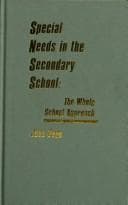 Tapa de Special needs in the secondary school