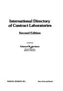 Tapa de International directory of contract laboratories