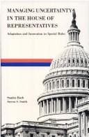 Tapa de Managing uncertainty in the House of Representatives