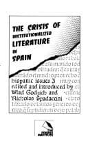 Tapa de The Crisis of institutionalized literature in Spain