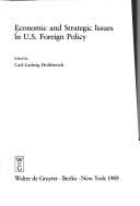 Tapa de Economic and strategic issues in U.S. foreign policy
