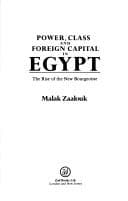 Tapa de Power, class, and foreign capital in Egypt