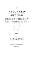 Tapa de I returned and saw under the sun