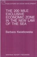 Tapa de The 200 mile exclusive economic zone in the new Law of the Sea