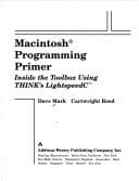 Tapa de Macintosh programming primer