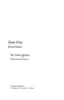 Tapa de Zane Grey