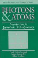Tapa de Photons and atoms