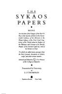 Tapa de The Sykaos papers