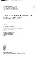 Tapa de Language processing in social context