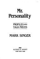 Tapa de Mr. Personality