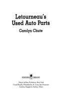 Tapa de Letourneau's Used Auto Parts