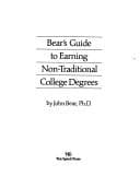 Tapa de Bear's guide to earning non-traditional college degrees